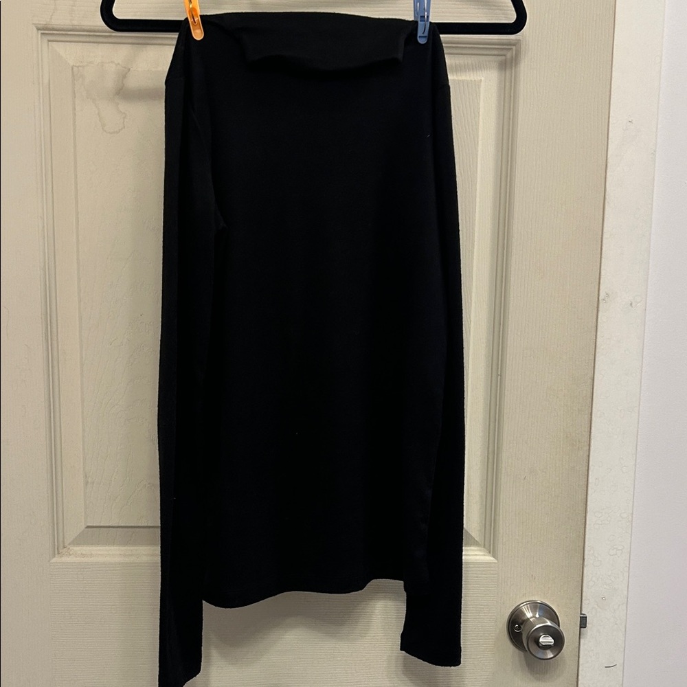 OAK + FORT BlackLong Sleeve Top
